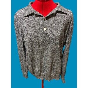 Elk Head Men’s Large Gray Sweater